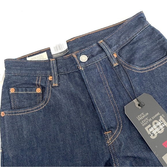 Levi's 501 Dark Wash Denim Long Jean from Aritzia - Picture 2 of 11